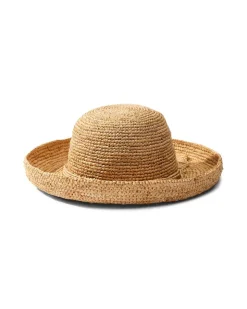 Tommy Bahama Maria Packable Raffia Upturn Hat-Women Hats & Caps
