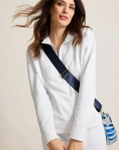 Tommy Bahama Marina Del Mar Half-Zip Sweatshirt-Women Loungewear|Sweaters