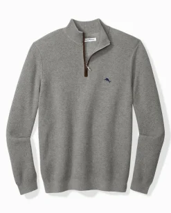 Tommy Bahama Marlin Luxe Half-Zip Sweater- Sweaters