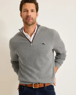 Tommy Bahama Marlin Luxe Half-Zip Sweater- Sweaters