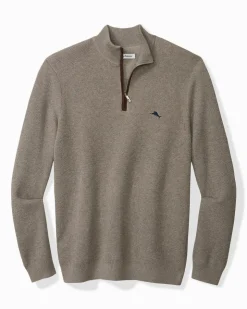 Tommy Bahama Marlin Luxe Half-Zip Sweater- Sweaters