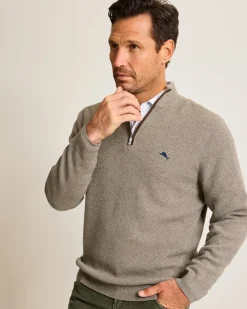 Tommy Bahama Marlin Luxe Half-Zip Sweater- Sweaters