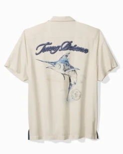 Tommy Bahama Marlin Paradise Silk Camp Shirt- Shirts