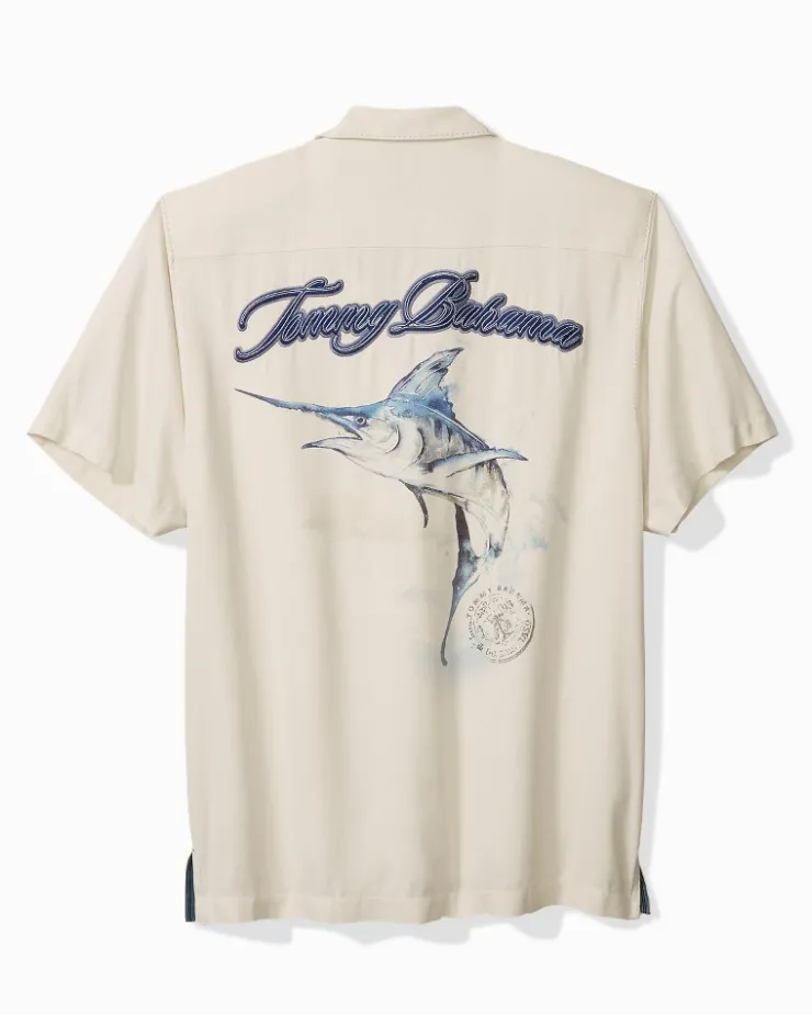 Tommy Bahama Marlin Paradise Silk Camp Shirt- Shirts