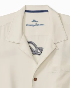 Tommy Bahama Marlin Paradise Silk Camp Shirt- Shirts