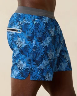 Tommy Bahama Maui Breaker Palm Route 5-Inch Hybrid Shorts- Swim & Boardshorts|Shorts