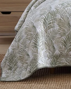 Tommy Bahama Maui Palm 3-Piece Full/Queen Quilt Set- Quilts & Blankets