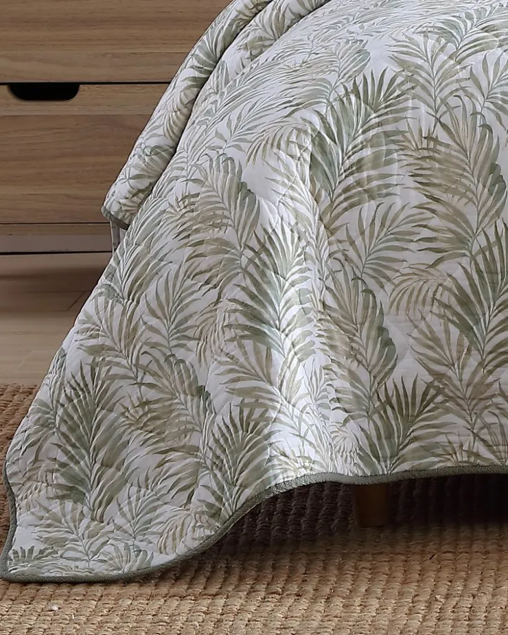 Tommy Bahama Maui Palm 3-Piece Full/Queen Quilt Set- Quilts & Blankets