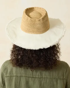 Tommy Bahama Melissa Lux Fringe Raffia Hat-Women Hats & Caps