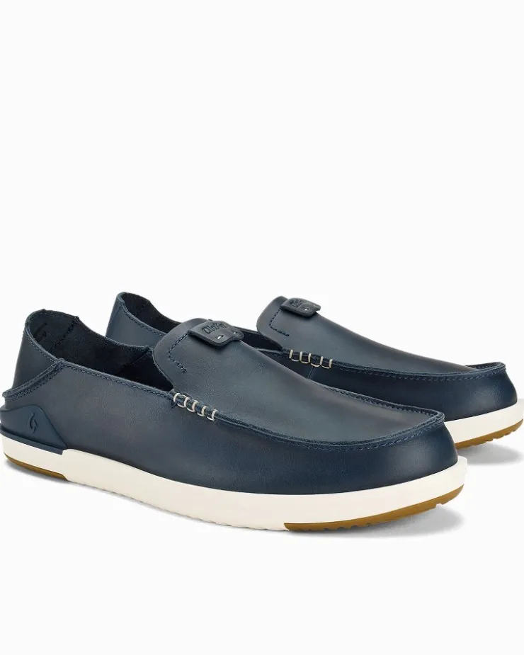 Tommy Bahama Men's OluKai® Kākaha Leather Slip-On Shoes- Shoes & Sandals