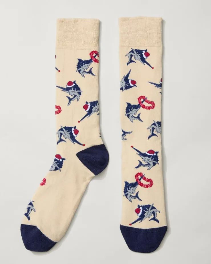 Tommy Bahama Merry Marlins Socks- Socks