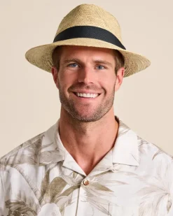 Tommy Bahama Mid-Brim Trilby Fedora Hat- Hats & Caps