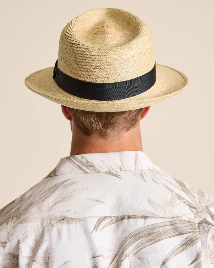 Tommy Bahama Mid-Brim Trilby Fedora Hat- Hats & Caps