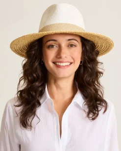 Tommy Bahama Mimosa Raffia Safari Hat-Women Hats & Caps