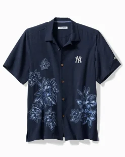 Tommy Bahama MLB® Hibiscus Vibrations Silk Camp Shirt- Shirts