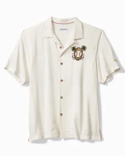 Tommy Bahama MLB® Pitcher's Paradiso Silk Camp Shirt- Shirts