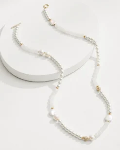 Tommy Bahama Moments in Paradise Quartz and Pearl Necklace-Women Jewelry