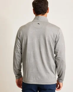 Tommy Bahama Monstera Fade IslandZone® Half-Zip Sweatshirt- Sweatshirts