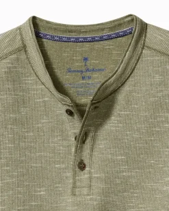 Tommy Bahama Morro Beach Long-Sleeve Henley- T-Shirts|Shirts