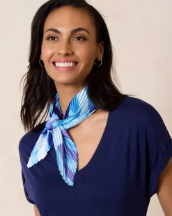 Tommy Bahama Mosaic Stripes Pleated Diamond Scarf-Women Scarves & Wraps
