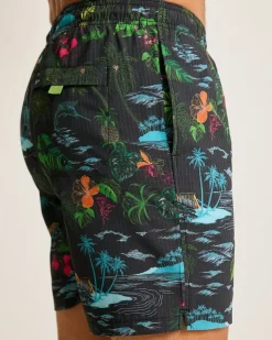 Tommy Bahama Naples Neon Shores 6-Inch Swim Trunks- Swim & Boardshorts