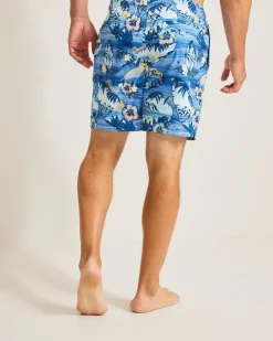 Tommy Bahama Naples Ocean Echoes 6-Inch Swim Trunks- Swim & Boardshorts