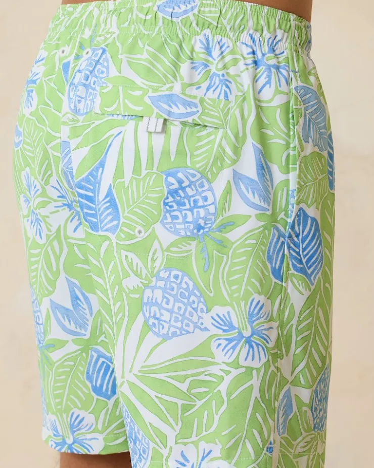 Tommy Bahama Naples Pineapple Hideaway 6-Inch Swim Trunks- Swim & Boardshorts