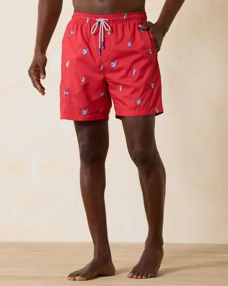 Tommy Bahama Naples Rita Rumble 6-Inch Swim Trunks- Swim & Boardshorts