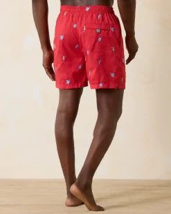 Tommy Bahama Naples Rita Rumble 6-Inch Swim Trunks- Swim & Boardshorts