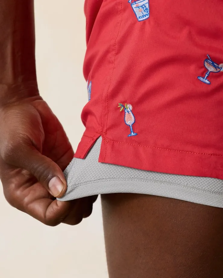 Tommy Bahama Naples Rita Rumble 6-Inch Swim Trunks- Swim & Boardshorts