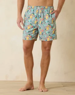 Tommy Bahama Naples Tales of a Cocktail 6-Inch Swim Trunks- Swim & Boardshorts