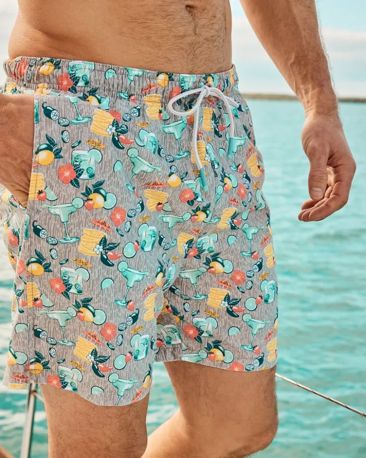 Tommy Bahama Naples Tales of a Cocktail 6-Inch Swim Trunks- Swim & Boardshorts