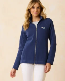 Tommy Bahama NFL Aruba Full-Zip Sweatshirt-Women Sweatshirts