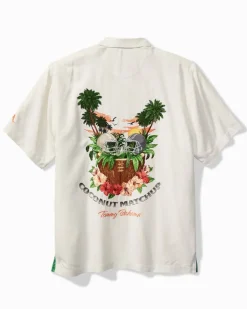 Tommy Bahama NFL Coconut Matchup Silk Camp Shirt- Shirts