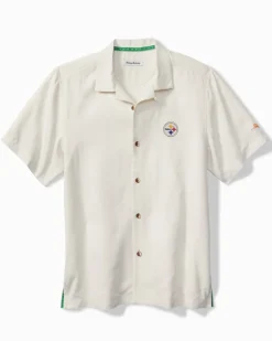 Tommy Bahama NFL Coconut Matchup Silk Camp Shirt- Shirts