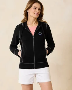 Tommy Bahama NFL Tobago Bay Full-Zip Hoodie-Women Sweatshirts