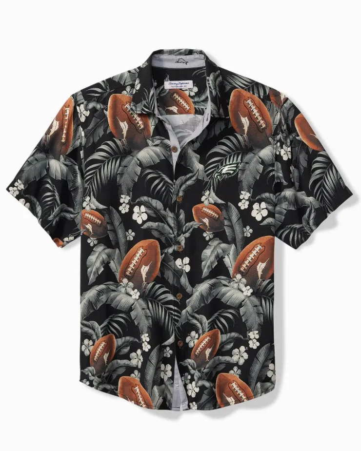 Tommy Bahama NFL Veracruz Cay First Down Blooms Short-Sleeve Shirt- Shirts