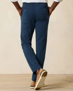 Tommy Bahama Nova Wave Half-Elastic Waist Seersucker Pants- Pants & Chinos