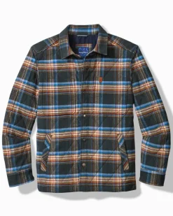 Tommy Bahama Oak Harbor Flannel Shirt Jacket- Jackets & Outerwear|Shirts