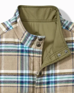 Tommy Bahama Oak Harbor Reversible Vest- Jackets & Outerwear