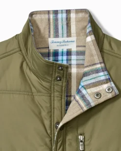 Tommy Bahama Oak Harbor Reversible Vest- Jackets & Outerwear