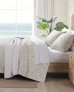Tommy Bahama Ocean Deep Reversible 2-Piece Twin Quilt Set- Quilts & Blankets