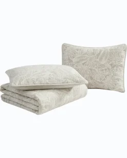 Tommy Bahama Ocean Deep Reversible 2-Piece Twin Quilt Set- Quilts & Blankets