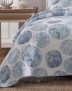 Tommy Bahama Ocean Isle 3-Piece Full/Queen Quilt Set- Quilts & Blankets