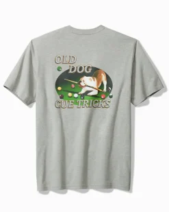Tommy Bahama Old Dogs, Cue Tricks Graphic Pocket T-Shirt- T-Shirts|Shirts