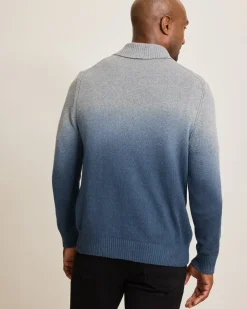 Tommy Bahama Ombré Dip-Dye Sweater Polo- Sweaters|Polos