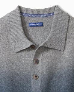 Tommy Bahama Ombré Dip-Dye Sweater Polo- Sweaters|Polos