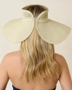 Tommy Bahama Packable Everyday Full Coverage Visor-Women Hats & Caps