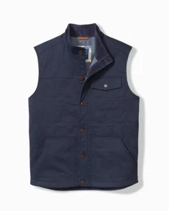 Tommy Bahama Palisades Palm Quilted Vest- Jackets & Outerwear