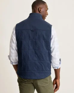 Tommy Bahama Palisades Palm Quilted Vest- Jackets & Outerwear